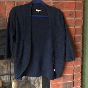 Navy bolero style shrug
